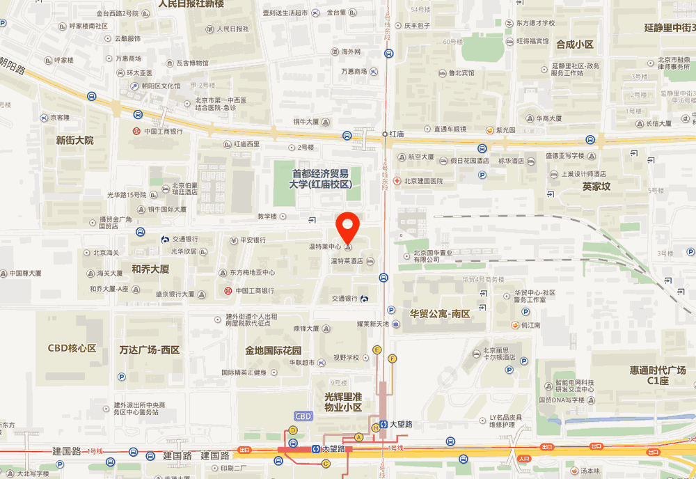 温特莱中心位置地图